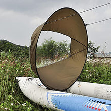 Load image into Gallery viewer, Kayak Wind Sail, 46 Inches Kayak Wind Sail Folding Kayak Paddle Board Accessories, Easy Setup and Install Quickly, Suitable for Canoes, Inflatables, Boats, Yachts
