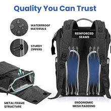 Load image into Gallery viewer, Travel Bundle: Kids Travel Tray &amp; Baby Diaper Bag Backpack with Changing Station for Boys and Girls
