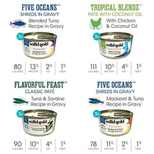 Load image into Gallery viewer, Solid Gold Wet Cat Food Variety Pack - Wet Cat Food Pate &amp; Shreds in Gravy Recipes - Made with Real Chicken, Tuna &amp; Mackerel for Sensitive Stomach &amp; Immune Health - Canned Cat Food 12 Pack
