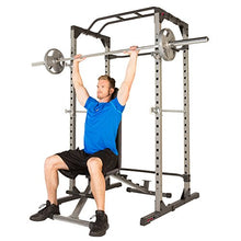 Load image into Gallery viewer, Fitness Reality 810XLT Super Max Power Cage | Optional Lat Pull-down Attachment and Adjustable Leg Hold-down | Power Cage Only
