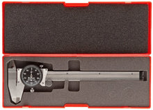 Load image into Gallery viewer, Starrett B120A-6 Dial Caliper, Stainless Steel, Black Face, 0-6" Range, +/-0.001" Accuracy, 0.001" Resolution
