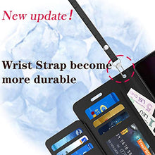 Load image into Gallery viewer, FANUBA for T-Mobile Revvl 4 Plus Wallet Phone Case, PU Leather with Viewing Stand Wrist Strap Card Holders [Flip Folio Cover ] for T-Mobile Revvl 4 Plus - Black
