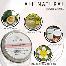 Load image into Gallery viewer, Nipple Cream for Breastfeeding - Natural Nipple Butter - Vegan Breast Balm for New Mama &amp; Baby | Nursing and Dry Skin - Nipple Salve | Earth Friendly | 1oz

