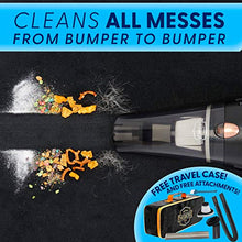 Load image into Gallery viewer, Portable Car Vacuum Cleaner: High Power Corded Handheld Vacuum w/ 16 foot cable - 12V - Best Car &amp; Auto Accessories Kit for Detailing and Cleaning Car Interior
