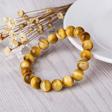 Load image into Gallery viewer, Golden Success Bracelet - Natural Golden Tiger Eye Bracelet - Bring Success - Energy - Happiness Bracelet for Luck - Gemstone Stretch Bracelet
