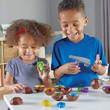 Load image into Gallery viewer, Learning Resources Rock 'n Gem Surprise, Sorting, Matching &amp; Counting Skills Activity Set, Early STEM, 19 Pieces, Ages 3+
