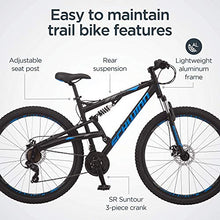 Load image into Gallery viewer, Schwinn S29 Mens Mountain Bike, 29-Inch Wheels, 18-Inch/Medium Aluminum Frame, Dual-Suspension, Mechanical Disc Brakes, Matte Black
