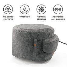 Load image into Gallery viewer, Solo Stove Bonfire Shelter Protective Fire Pit Cover for Round Fire Pits Waterproof Cover Great Fire Pit Accessories for Camping and Outdoors, Grey
