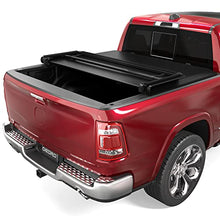 Load image into Gallery viewer, oEdRo Soft Tri-Fold Truck Bed Tonneau Cover Compatible with 2009-2023 Dodge Ram 1500 (Inclu. Classic &amp; New), Fleetside 5.6 Ft Bed w/o Ram Box
