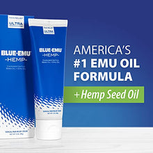 Load image into Gallery viewer, Blue Emu Hemp Cream Pain Relief for Muscle and Joint Maximum Support, Odor-Free, 2 Pack 3oz
