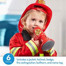 Load image into Gallery viewer, Melissa &amp; Doug Fire Chief Role Play Costume Set
