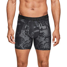 Load image into Gallery viewer, Under Armour Men's Tech 6-inch Boxerjock , Black (006)/Black , Small
