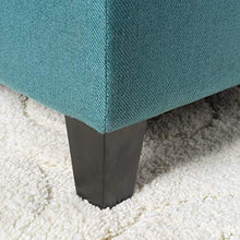 Load image into Gallery viewer, Christopher Knight Home Mission Fabric Storage Ottoman, Dark Teal
