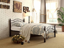 Load image into Gallery viewer, Homelegance Averny Metal Platform Bed, Twin, Black
