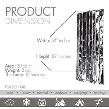Load image into Gallery viewer, Zenwells Emergency Blankets Pack of 10 - Mylar Thermal Solar Blankets for Maximum Protection - Keep Heat Out - Best for Your Survival Kit, Car Kits, Outdoors or First Aid
