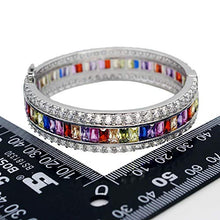 Load image into Gallery viewer, Women Amethyst Bracelets Garnet Ruby Blue Sapphire Tennis Bracelet Bridal Girl Girlfriend Jewelry
