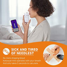 Load image into Gallery viewer, V2 KETOSCAN Mini Breath Ketone Meter, Diet &amp; Fitness Tracker | Monitor Your Fat Metabolism or Level of Ketosis on Low carb, Ketogenic or Any Nutrition &amp; Fitness Program
