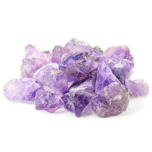 Load image into Gallery viewer, Unihom 1 lb Bulk Rough Amethyst Crystal - Large 1" Natural Raw Stones Crystal for Tumbling, Cabbing, Fountain Rocks, Decoration,Polishing, Wire Wrapping, Wicca &amp; Reiki Healing Crystals

