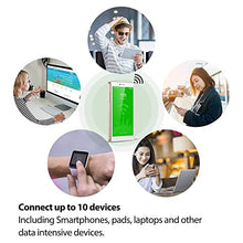Load image into Gallery viewer, GlocalMe G4 Pro 4G LTE Mobile Hotspot Router, with US 8GB &amp; Global 1.1GB Data, 5” Touch Screen LCD Display Portable WiFi hotspot for Travel, No Contract, SIMFREE, High Speed Pocket WiFi Device (White)
