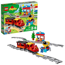 Load image into Gallery viewer, LEGO DUPLO Steam Train 10874 Remote-Control Building Blocks Set Helps Toddlers Learn, Great Educational Birthday Gift (59 Pieces)
