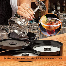 Load image into Gallery viewer, 1 Pack 3 Tier Bar Glass Rimmer for Margarita and Cocktail, Bartender Tool,Salt Box Spice Container
