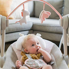 Load image into Gallery viewer, Ingenuity Comfort 2 Go Portable Swing Flora Compact Swing with TrueSpeed
