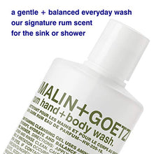 Load image into Gallery viewer, Malin + Goetz Rum Hand + Body Wash — cleansing, purifying, hydrating women and men’s hand and body wash. all skin types, dry, sensitive. No stripping or irritation. Cruelty-free and vegan 16 Fl oz
