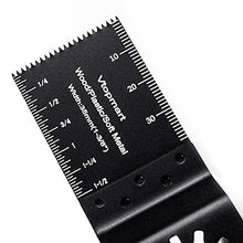 Load image into Gallery viewer, Vtopmart 50 Wood Oscillating Multitool Quick Release Saw Blades Compatible with Fein Multimaster Porter Cable Black &amp; Decker Bosch Craftsman Ridgid Ryobi Makita Milwaukee Rockwell
