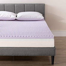 Load image into Gallery viewer, Best Price Mattress 2 Inch Egg Crate Memory Foam Mattress Topper with Soothing Lavender Infusion, CertiPUR-US Certified, Twin XL
