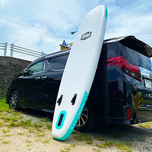 Load image into Gallery viewer, BEYOND MARINA Inflatable Paddle Boards Featherlight® Stand Up Paddleboard, 10'6"x32" x6" Surf Board with D Rings | Premium SUP Accessories, Backpack, Carbon Paddle, 10L Dry Bag, Hand Pump, Leash

