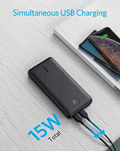 Load image into Gallery viewer, Anker Portable Charger, PowerCore Essential 20000mAh Power Bank with PowerIQ Technology and USB-C (Input Only), High-Capacity External Battery Pack Compatible with iPhone, Samsung, iPad, and More.
