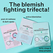 Load image into Gallery viewer, Peach Slices Acne Spot Dots | Clear Hydrocolloid Acne Pimple Patch for Zits and Breakouts | Treats, Drains, and Shrinks Blemishes | Vegan and Cruelty-Free | Three Sizes 7mm, 10mm, 12mm (30 Count)

