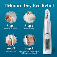 Load image into Gallery viewer, NuLids Dry Eye Relief Therapy Handheld Device, Long Lasting Alternative to Eye Drops &amp; OTC Treatments, For Irritated, Burning Eyes, Includes Eyelid Gel, Disposable Single-Use Soft Tips, 30 Starter Kit
