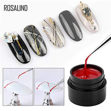Load image into Gallery viewer, Pulling Line Silk ROSALIND Spider Gel Nails Sets, 6 Colours Nail Art DIY Design Point To Line Drawing And Painting Decoration Draw Silk Varnish
