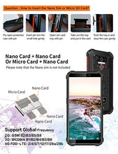 Load image into Gallery viewer, OUKITEL WP5 (2020) Rugged Cell Phones Unlocked Android 10 Smartphone 8000mAh Battery Triple Camera 4 LED Flashlights 4GB+32GB IP68 Waterproof 5.5 HD+ Global GSM 4G Dual SIM Phone Face ID Fingerprint

