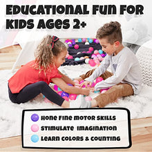 Load image into Gallery viewer, Click N' Play Ball Pit Balls for Kids, Plastic Refill Balls, 200 Pack, Phthalate and BPA Free, Includes a Reusable Storage Bag with Zipper, Pastel, Gift for Toddlers and Kids
