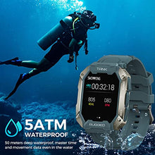 Load image into Gallery viewer, Kospet Smart Watches for WomenMen''Bluetooth Call (Answer/Make Call) 5ATM Waterproof Fitness Watch Tracker for Android iOS with Heart Rate Blood Pressure - 1.72''Tactical Outdoor Sports Smartwatch
