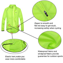 Load image into Gallery viewer, Santic Men's Cycling Skin Coat Jersey Bicycle Windproof Jacket Green
