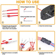 Load image into Gallery viewer, 301Pcs 20 Kits Waterproof Car Electrical Wire Connector Terminals Plug Kit 1/2/3/4/6/Male&amp;Female Pin Small Plug 18-14AWG Water Resistend Truck Harness Plug Car Spark Plug Connector
