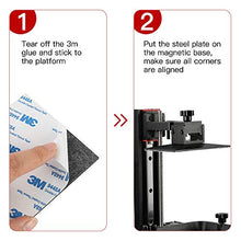 Load image into Gallery viewer, Sovol 3D Upgraded Platform 2 Pack, Resin Magnetic Flexible Steel Plate Flex Bed for ANYCUBIC Photon/Photon S/Photon Mono/Photon Mono SE/Qidi Shadow 5.5S SLA 3D Printer 135x80mm
