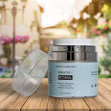 Load image into Gallery viewer, Retinol Moisturizer Cream High Strength for Face and Eye Area Miracle Plus - 2.5% Retinol, Hyaluronic Acid, Vitamin E, Green Tea - Anti aging Formula Reduces Wrinkles, Fine Lines, Spots-Day and Night
