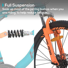 Load image into Gallery viewer, Hiland Full-Suspension Mountain Bike, Shimano 21 Speed, 26 Inch Wheel, for Men Women Bicycle Blue
