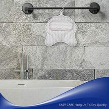 Load image into Gallery viewer, Luxury Bath Pillow Bathtub Pillow - Bath Tub Cushion for Head, Neck, Shoulder and Back Support, Hot Tub Head Rest Bath Accessories for Women &amp; Men, Relaxation Spa Gifts Home and Travel
