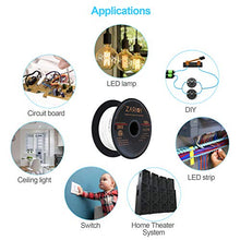 Load image into Gallery viewer, Zarivy 100 Feet 16 Gauge 2 Conductors Red Black Wire with Fire Resistant CL2 White Jacket, 16 AWG Electrical Hookup Wire LED Strips Extension Cord Cable for LED Ribbon Lamp Tape Lighting
