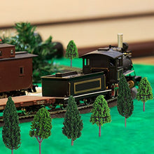 Load image into Gallery viewer, Bememo 22 Pieces Model Trees 1.18 - 6.29 inch Mixed Model Tree Train Trees Railroad Scenery Diorama Tree Architecture Trees for DIY Scenery Landscape, Natural Green

