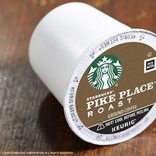 Load image into Gallery viewer, Starbucks Medium Roast K-Cup Coffee Pods — Pike Place Roast for Keurig Brewers — 1 box (10 pods)
