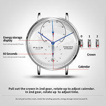 Load image into Gallery viewer, FEICE Bauhaus Watch Men's Mechanical Watch Analog Waterproof Automatic Watches for Men Casual Dress Watches with Domed Mirror Leather Bands Date -FM202
