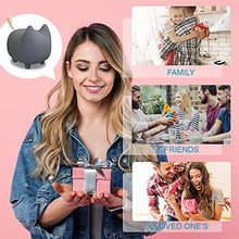 Load image into Gallery viewer, GINGO Portable Bluetooth Speaker, Mini Wireless Speakers with Clarity Stereo, Built-in Mic, Super Bass, Powerful Rich Room-Filling Sound, Cute Pet Mini Bluetooth Speaker Subwoofer (1-Gray)
