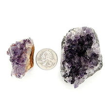 Load image into Gallery viewer, Rock Paradise Stones Light Amethyst Cluster 1-2 lbs Box Approx. 8-14 pieces RP Exclusive COA - AM22A
