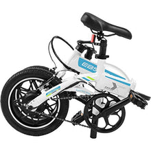 Load image into Gallery viewer, SWAGTRON SWAGCYCLE EB5 Plus Folding Electric Bike with Removable Battery | City eBike with Pedals &amp; Swappable 36V Battery | 14” Wheels, 250W Motor, Built-in Carry Handle (White)
